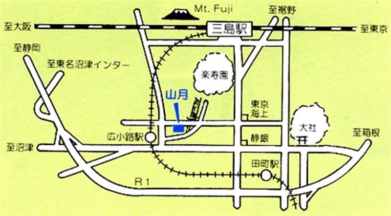 Ryokan Sangetsu 미시마 외부 사진